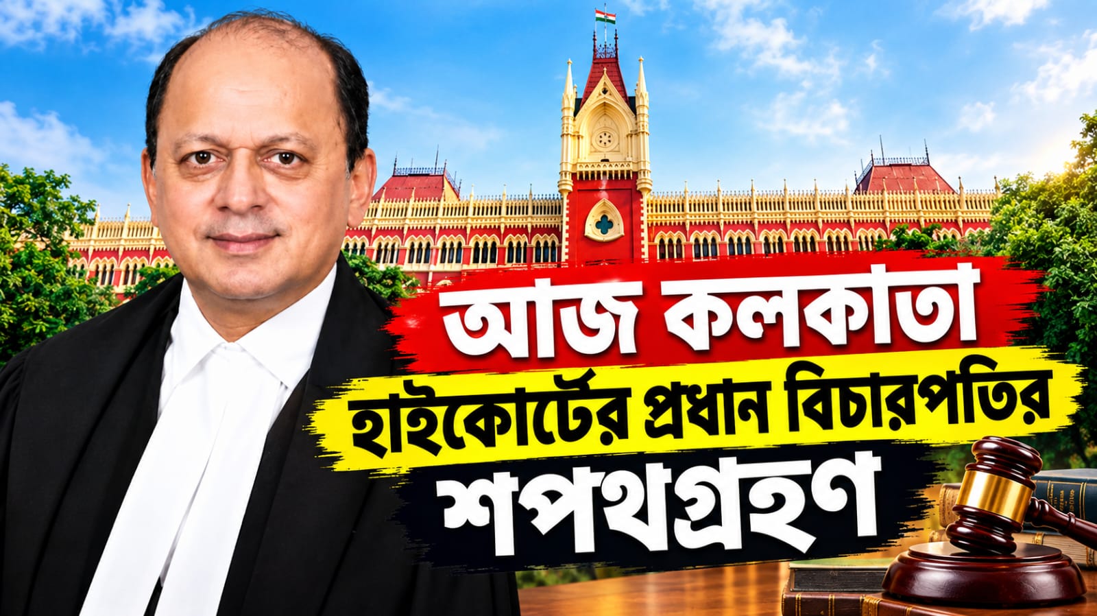 আজ কলকাতা হাইকোর্টের প্রধান বিচারপতির শপথগ্রহণ, লাইভ সম্প্রচার ইউটিউবে