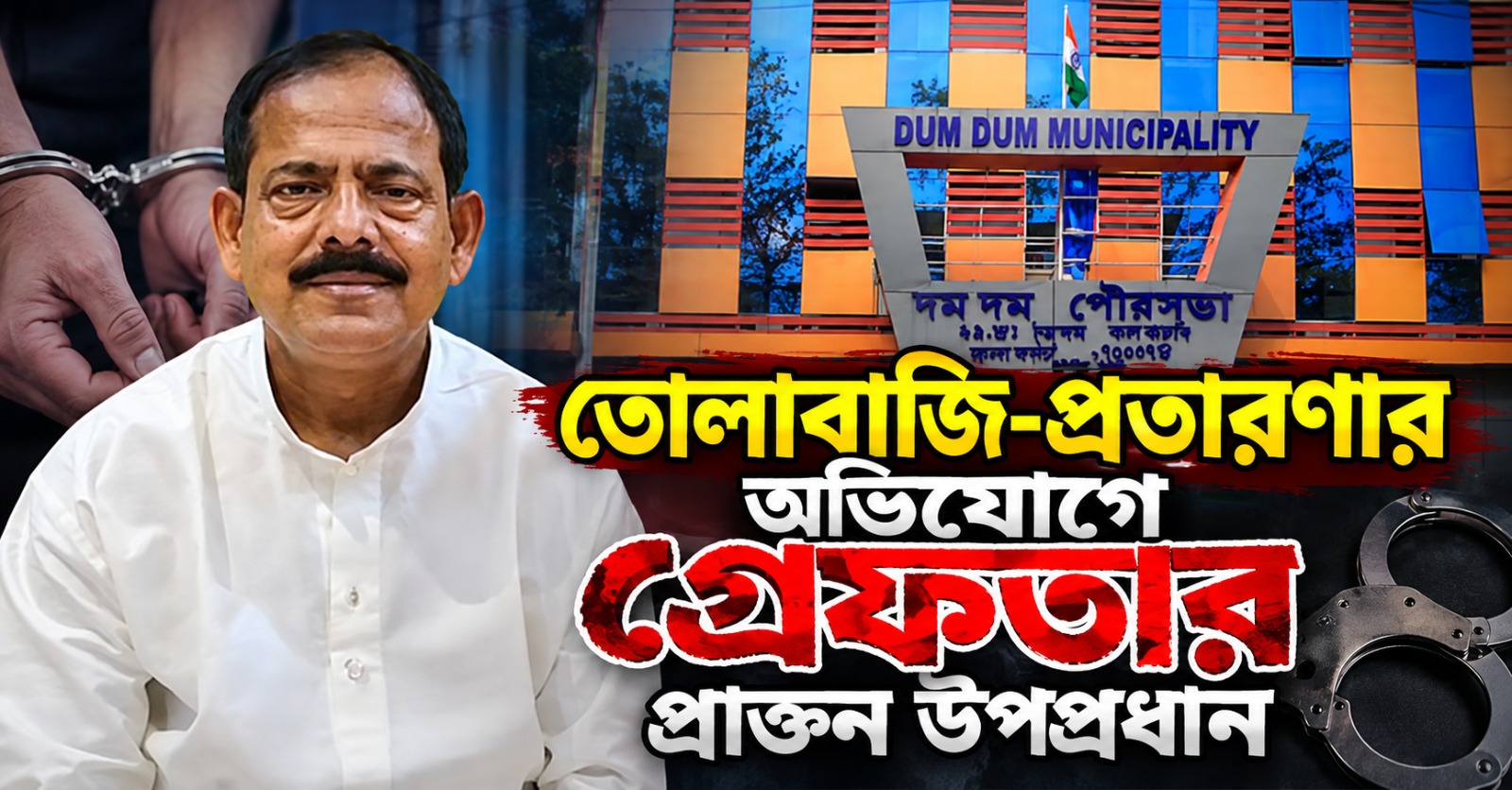 তোলাবাজি-প্রতারণার অভিযোগে গ্রেফতার প্রাক্তন উপপ্রধান-সহ তিন