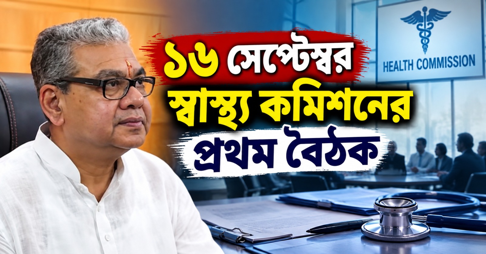 অভিযোগ নিষ্পত্তিতে গতি আনতে উদ্যোগ, ১৬ সেপ্টেম্বর স্বাস্থ্য কমিশনের প্রথম বৈঠক