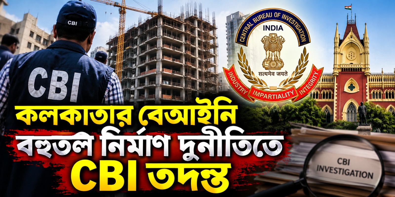 কলকাতায় বেআইনি নির্মাণ দুর্নীতিতে সিবিআই তদন্ত, প্রয়োজনে SIT গঠনের অনুমতি হাইকোর্টের