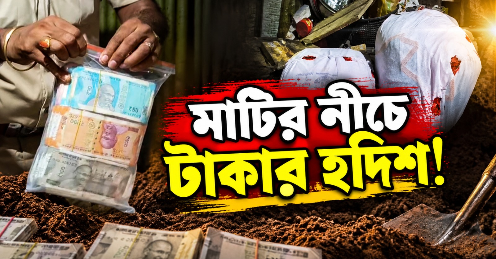 মাটির নীচে টাকার হদিশ! আলিপুরদুয়ারে উদ্ধার ৪.৮৬ লক্ষ, বাজেয়াপ্ত সাড়ে ৬ কেজি গাঁজা