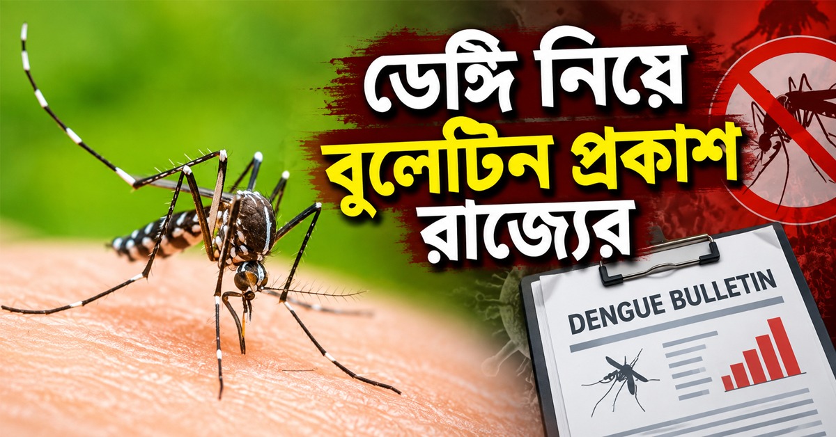 আক্রান্তের সংখ্যা ক্রমেই বাড়ছে, রাজ্যে চালু ডেঙ্গি বুলেটিন