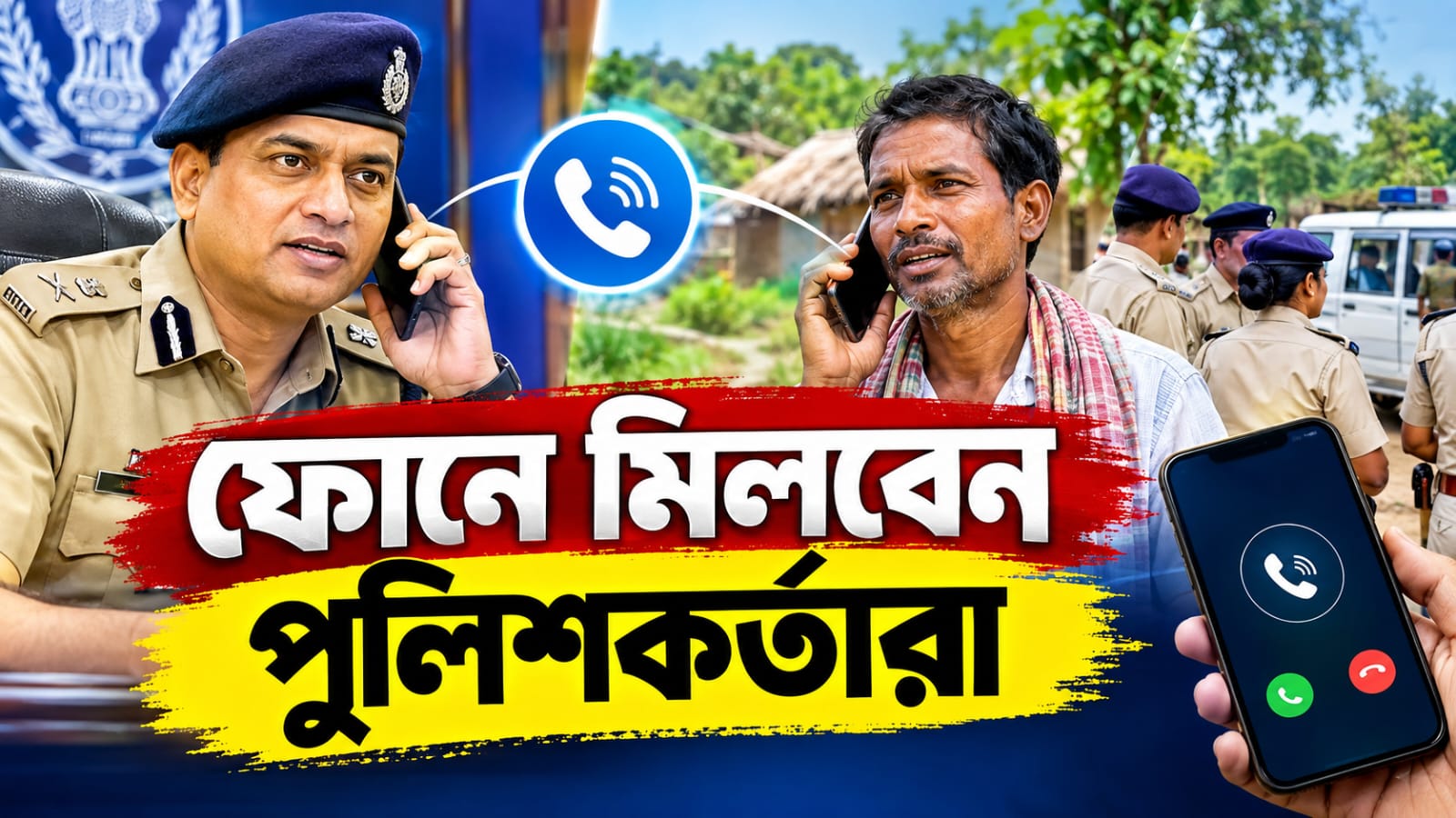 গ্রামীণ পুলিশের অভিনব উদ্যোগ! সমস্যার সমাধানে এবার ফোনে মিলবে খোদ এসপি-আইসিদের