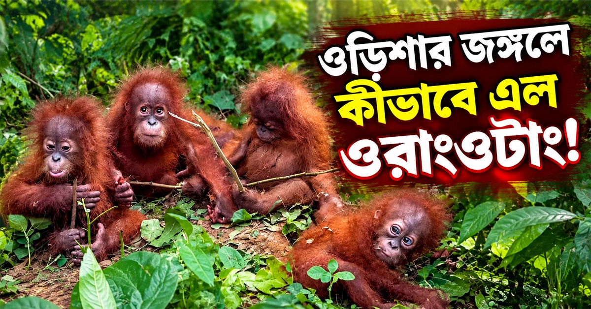 ওড়িশার জঙ্গলে কীভাবে এল ওরাংওটাং! তদন্তে নামতেই আটক ৩
