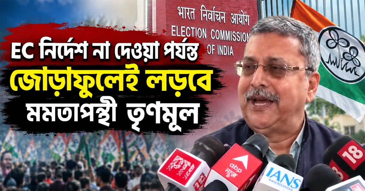 EC অন্তর্বর্তী নির্দেশ না দেওয়া পর্যন্ত জোড়াফুলেই লড়বে মমতাপন্থী তৃণমূল, প্রার্থী ২ আসনেই: কল্যাণ