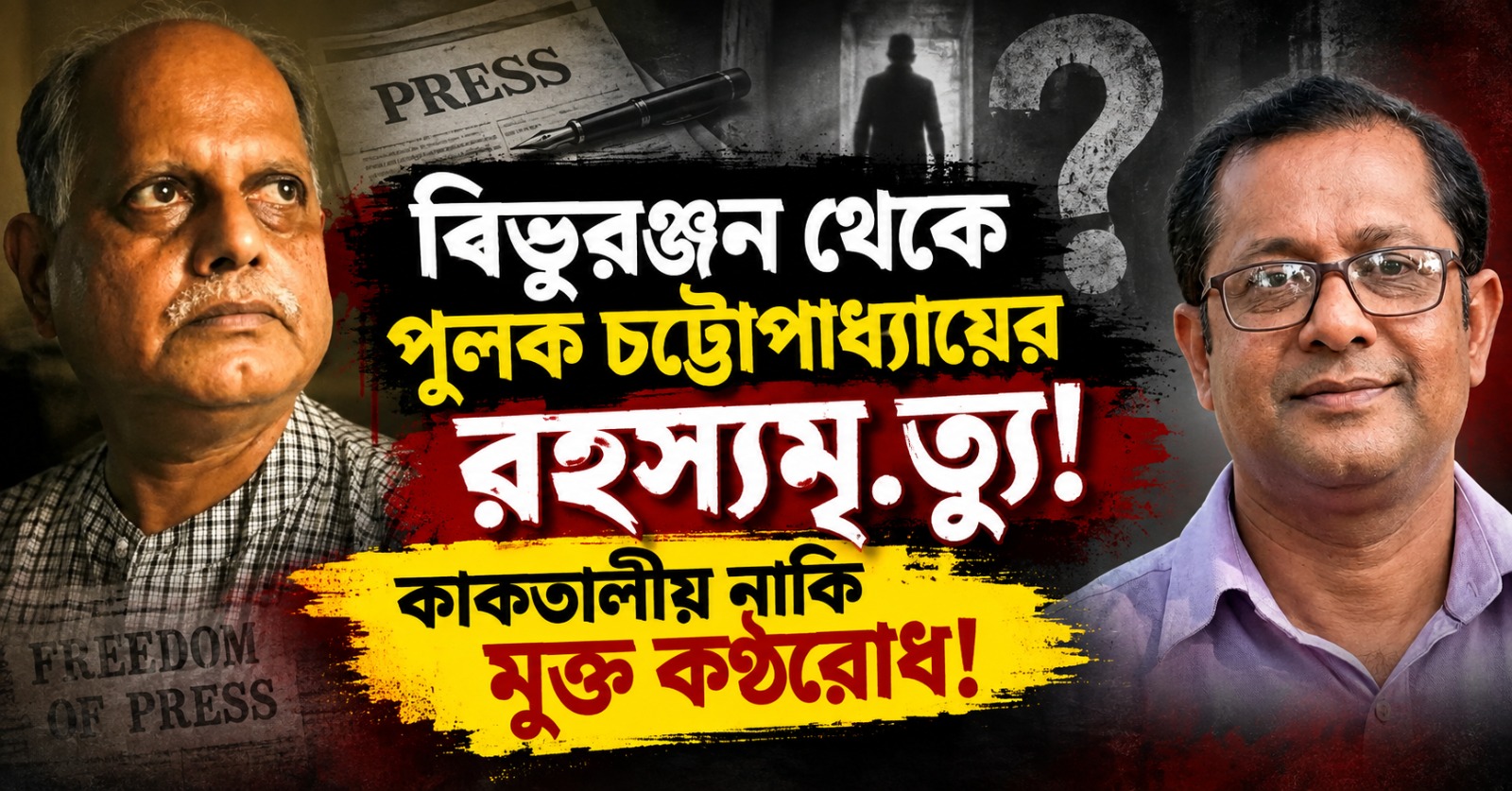 বিভুরঞ্জন থেকে পুলক চট্টোপাধ্যায়ের রহস্যমৃত্যু: কাকতালীয়, নাকি সংখ্যালঘু সম্প্রদায়ের মুক্ত কণ্ঠরোধ!
