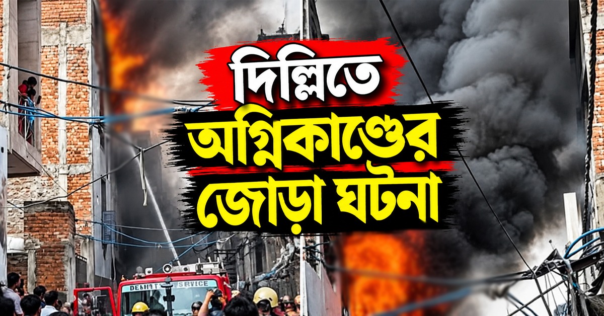 দিল্লিতে অগ্নিকাণ্ডের জোড়া ঘটনা, স্বরূপ নগরে ঝাঁপ দিয়ে আহত ৬
