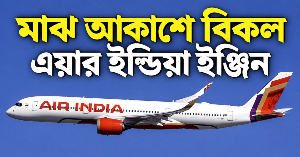 মাঝ আকাশে বিকল এয়ার ইন্ডিয়া ইঞ্জিন, জরুরি অবতরণ জয়পুরে