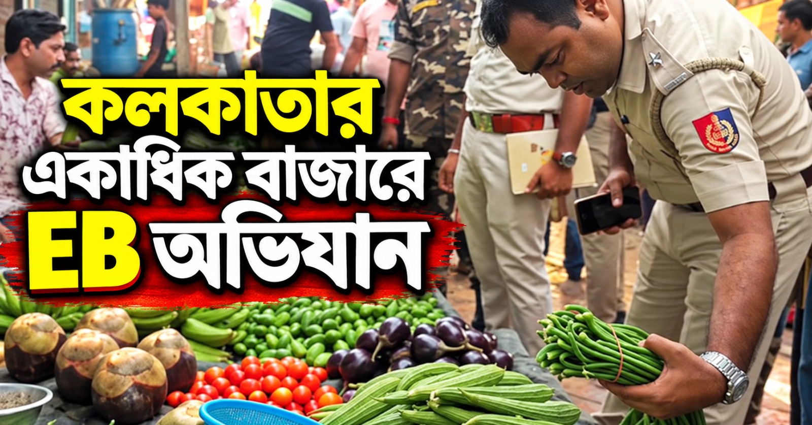 কলকাতার একাধিক বাজারে EB অভিযান, অবৈধ মজুতদারি রুখতে ব্যবসায়ীদের কড়া নির্দেশ