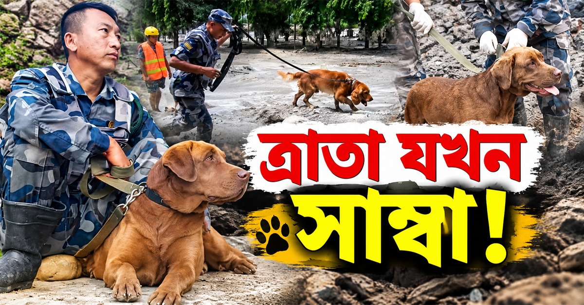 ত্রাতা যখন সাম্বা! নেপাল ধসে ২০ লাশ উদ্ধার করল ভারতের ‘সুপারহিরো’