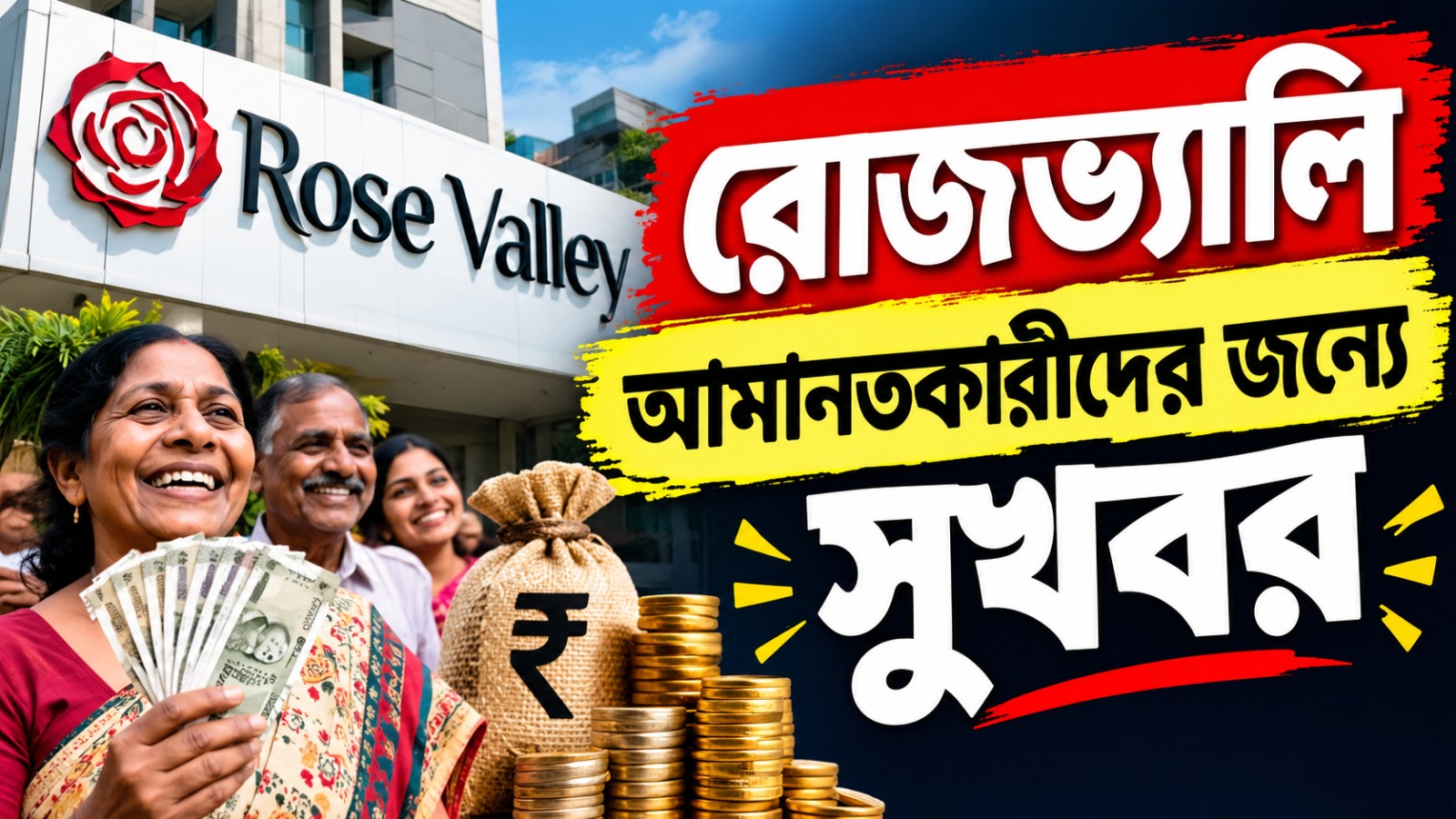 রোজভ্যালি আমানতকারীদের জন্যে সুখবর: পুজোর আগেই টাকা ফেরানোর প্রক্রিয়া শুরু হবে