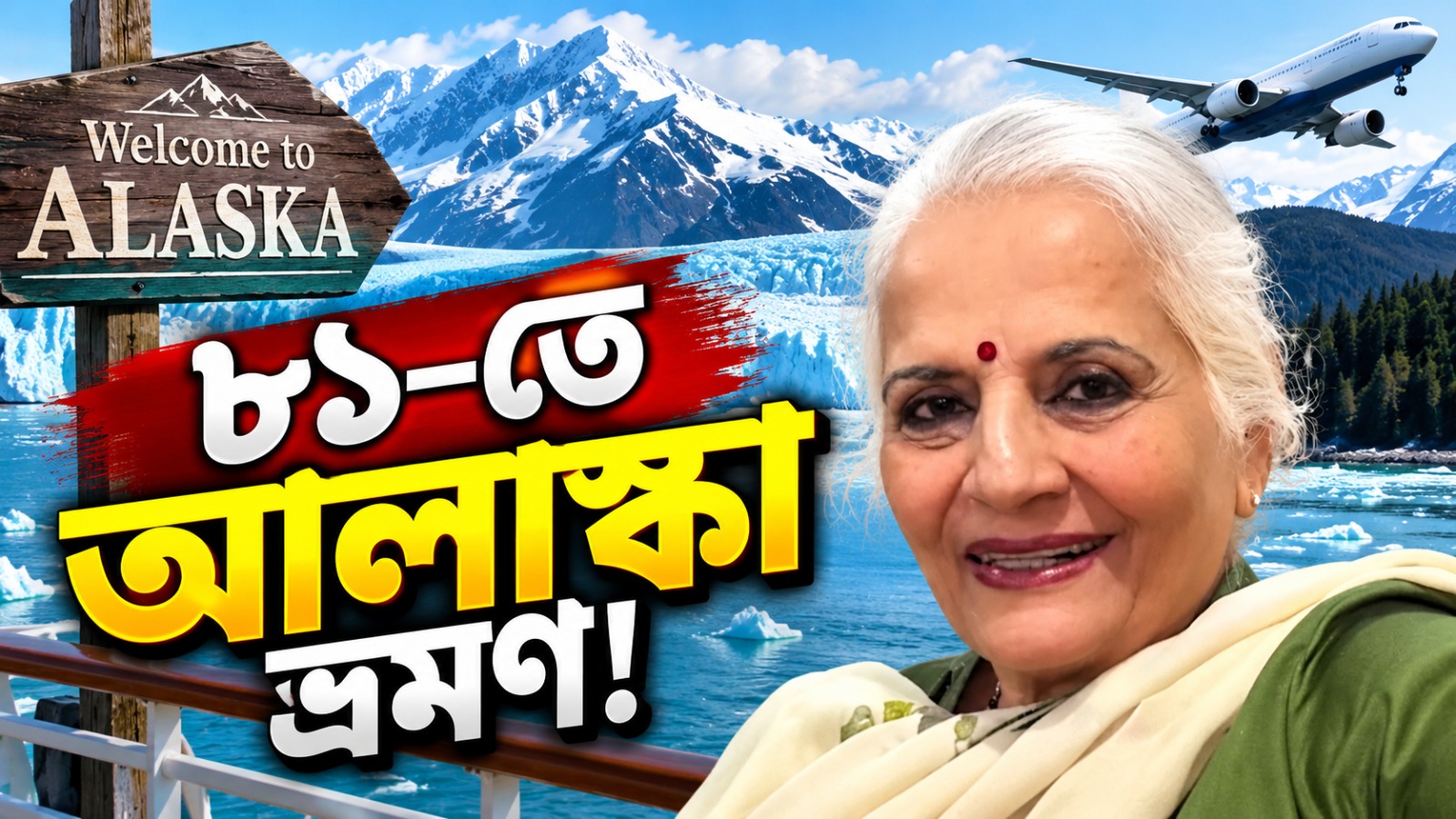 ৮১–তে আলাস্কা ভ্রমণ! বয়সকে তুড়ি মেরে ফিট গুরুগ্রামের ‘তরুণী’