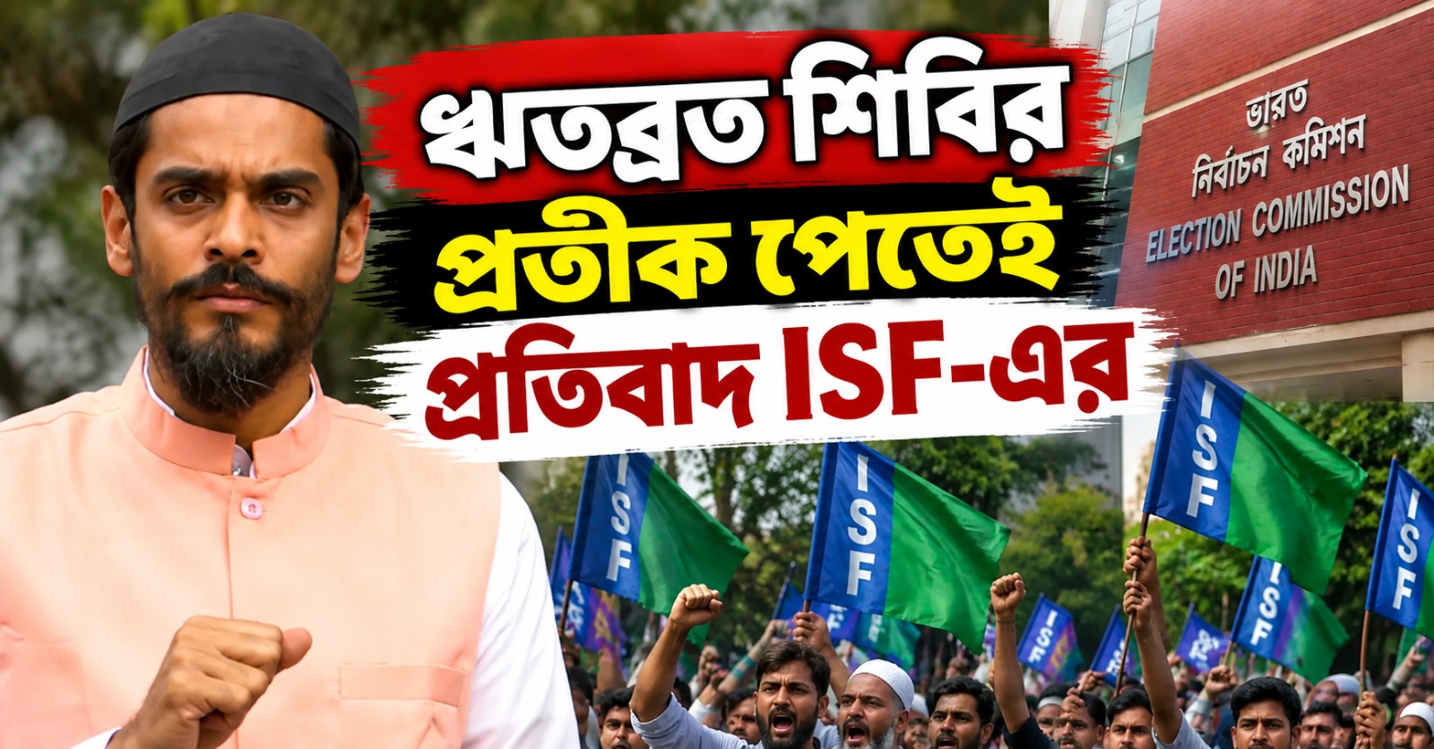 খাম-বিভ্রাট: ঋতব্রত শিবির প্রতীক পেতেই প্রতিবাদ ISF-এর, আদালতে যাওয়ার ভাবনা