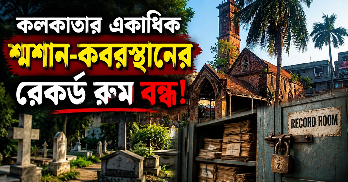 কলকাতার একাধিক শ্মশান-কবরস্থানের রেকর্ড রুম বন্ধ! ব্যাহত পরিষেবা