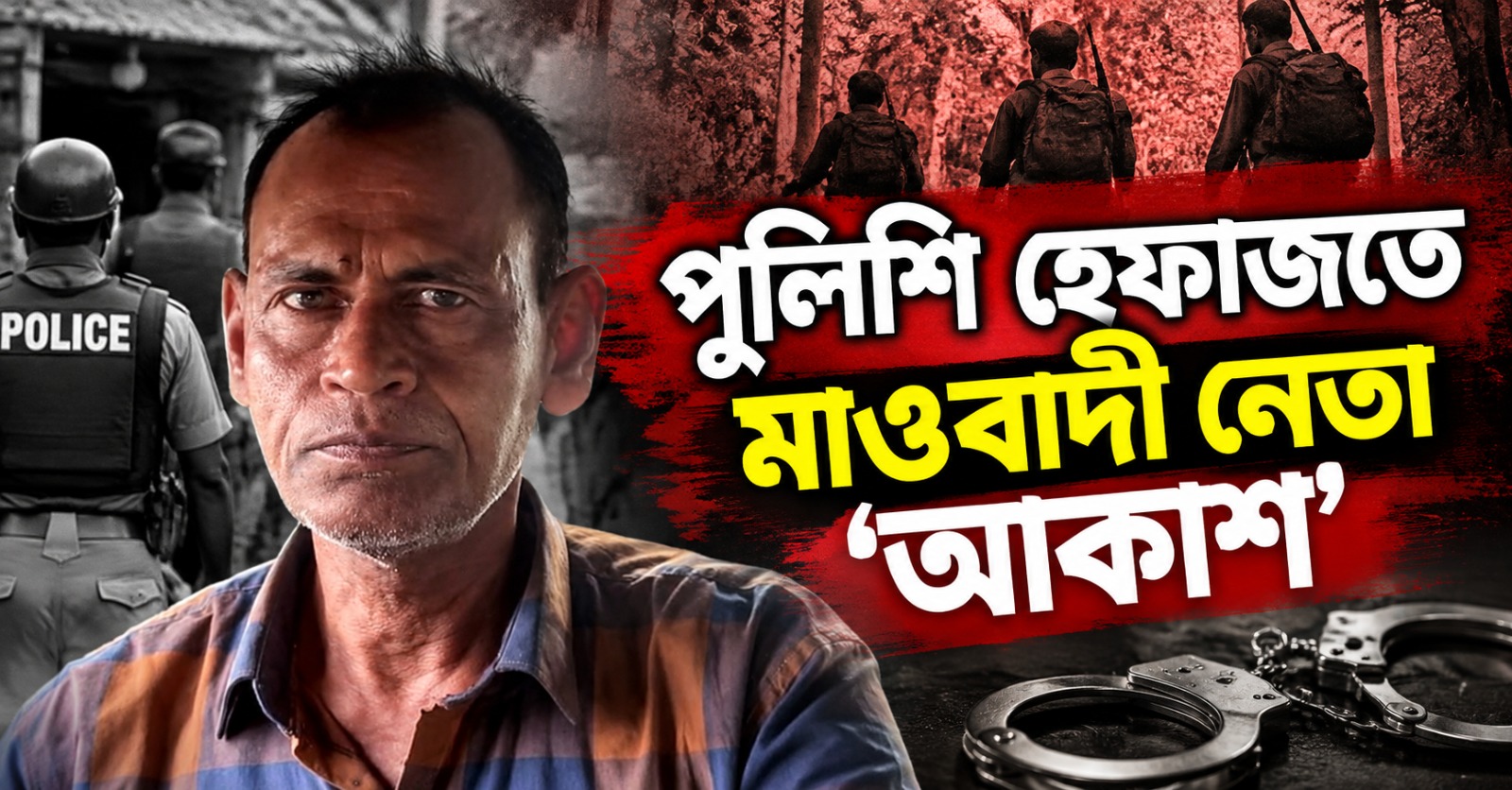 ২৯ সেপ্টেম্বর পর্যন্ত পুলিশি হেফাজতে মাওবাদী নেতা ‘আকাশ’