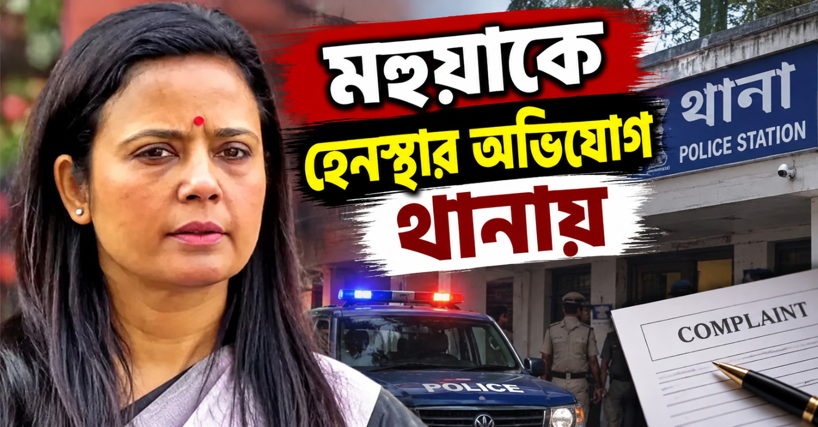 হেনস্থার অভিযোগে তেহট্টে বিজেপির ৮ জনের বিরুদ্ধে এফআইআর সাংসদ মহুয়ার