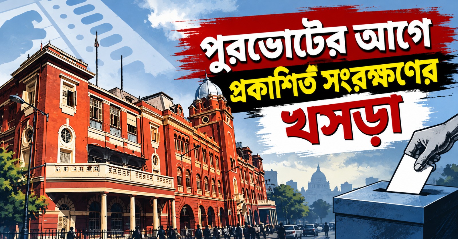 পুরভোটের আগে সংরক্ষণের খসড়া, মহিলাদের জন্য সংরক্ষিত ৭০টি আসন