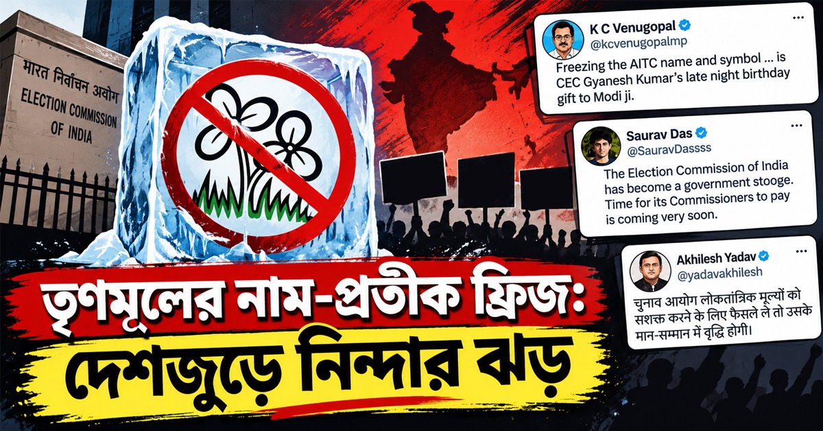 "জন্মদিনে মোদিজিকে জ্ঞানেশ কুমারের উপহার"! তৃণমূলের নাম-প্রতীক ফ্রিজে দেশজুড়ে নিন্দার ঝড়