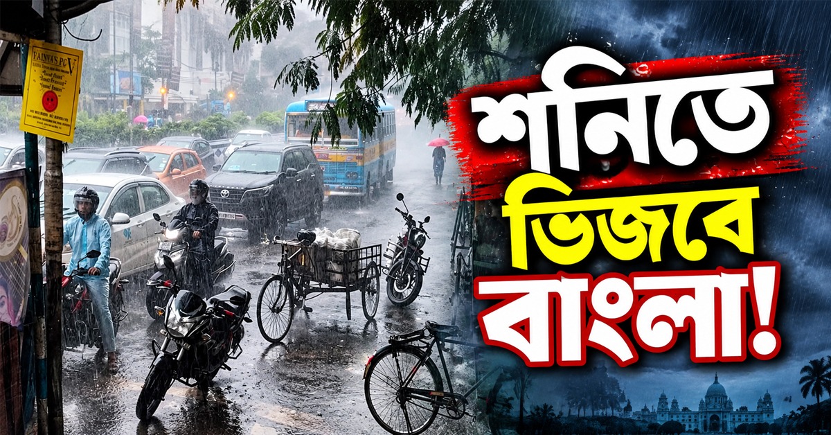 শনিতে ভিজবে বাংলা! আগামী সপ্তাহে দক্ষিণবঙ্গে বাড়বে বর্ষণের দাপট