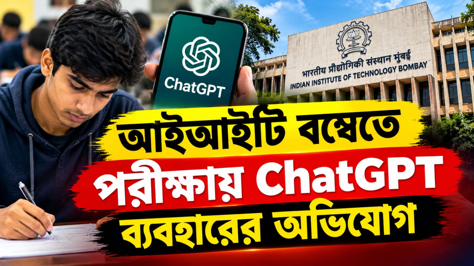 আইআইটি বম্বেতে পরীক্ষায় ChatGPT ব্যবহারের অভিযোগ, পড়ুয়ার আত্মহত্যা ঘিরে বিক্ষোভ