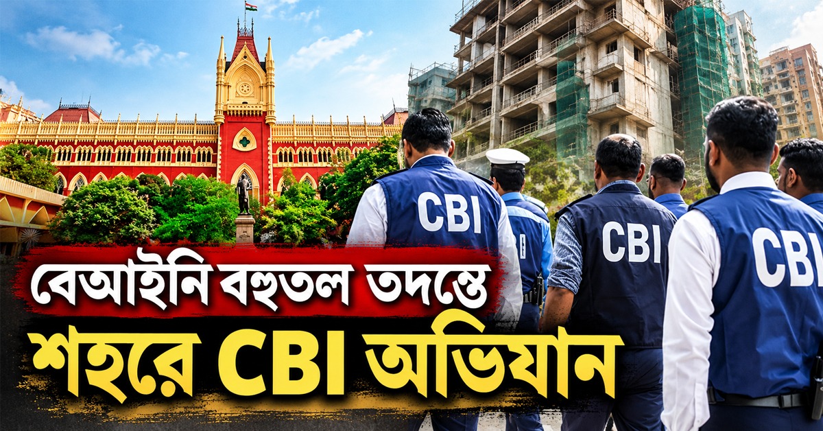 বেআইনি বহুতল তদন্তে আজ ফের শহরে সিবিআই অভিযান