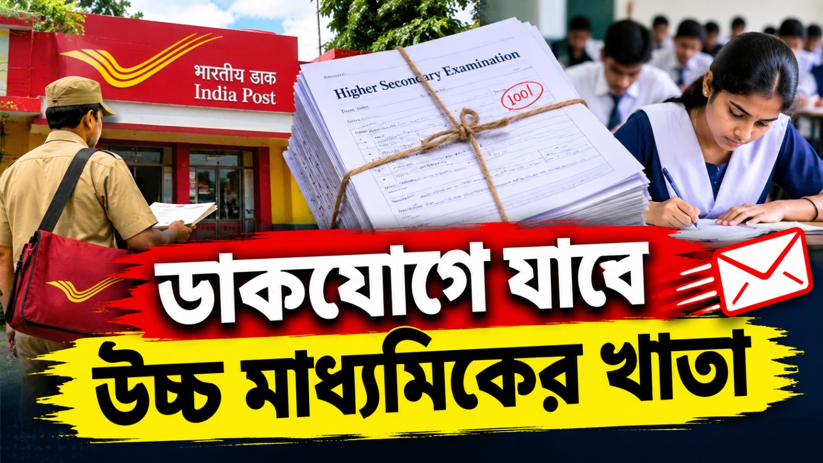 মূল্যায়নে প্রযুক্তির ছোঁয়া, ডাকযোগে যাবে উচ্চ মাধ্যমিকের উত্তরপত্র