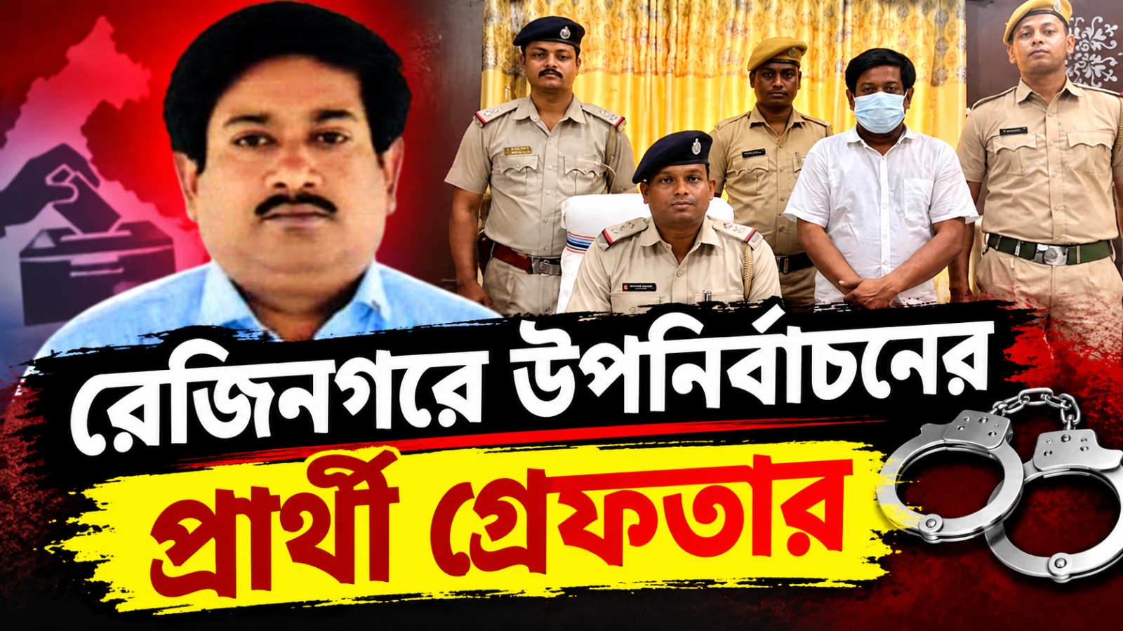 নন্দীগ্রামের পর রেজিনগর! পুরনো মামলায় গ্রেফতার উপনির্বাচনের আরও এক প্রার্থী