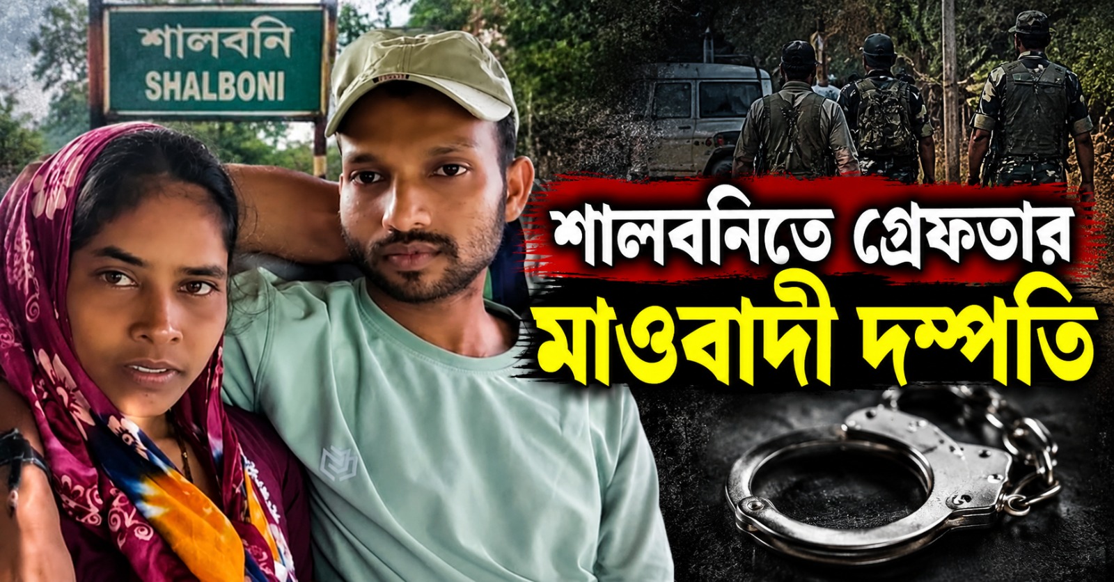 মাথার দাম ৫ লক্ষ, শালবনিতে গ্রেফতার মাওবাদী দম্পতি