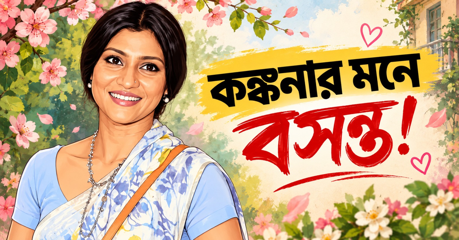 কঙ্কনার মনে বসন্ত! কার প্রেমে হাবুডুবু খাচ্ছেন কিশোর হারুনের মা