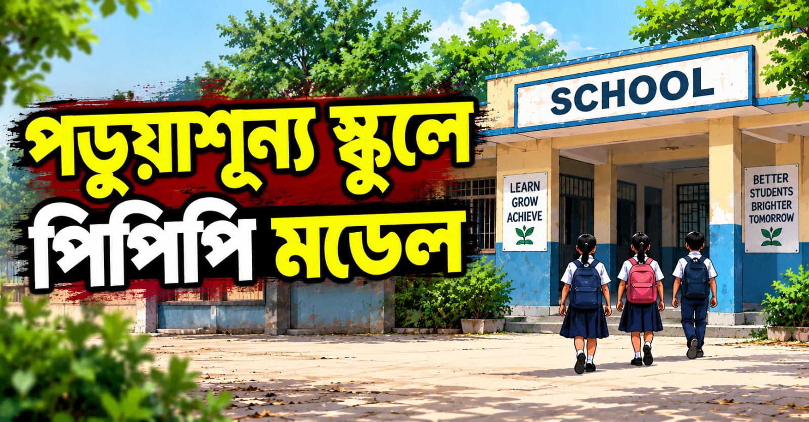পড়ুয়াশূন্য সরকারি স্কুলে এবার পিপিপি মডেল: বিকল্প ব্যবহারে পরিকাঠামো কাজে লাগাতে উদ্যোগী রাজ্য