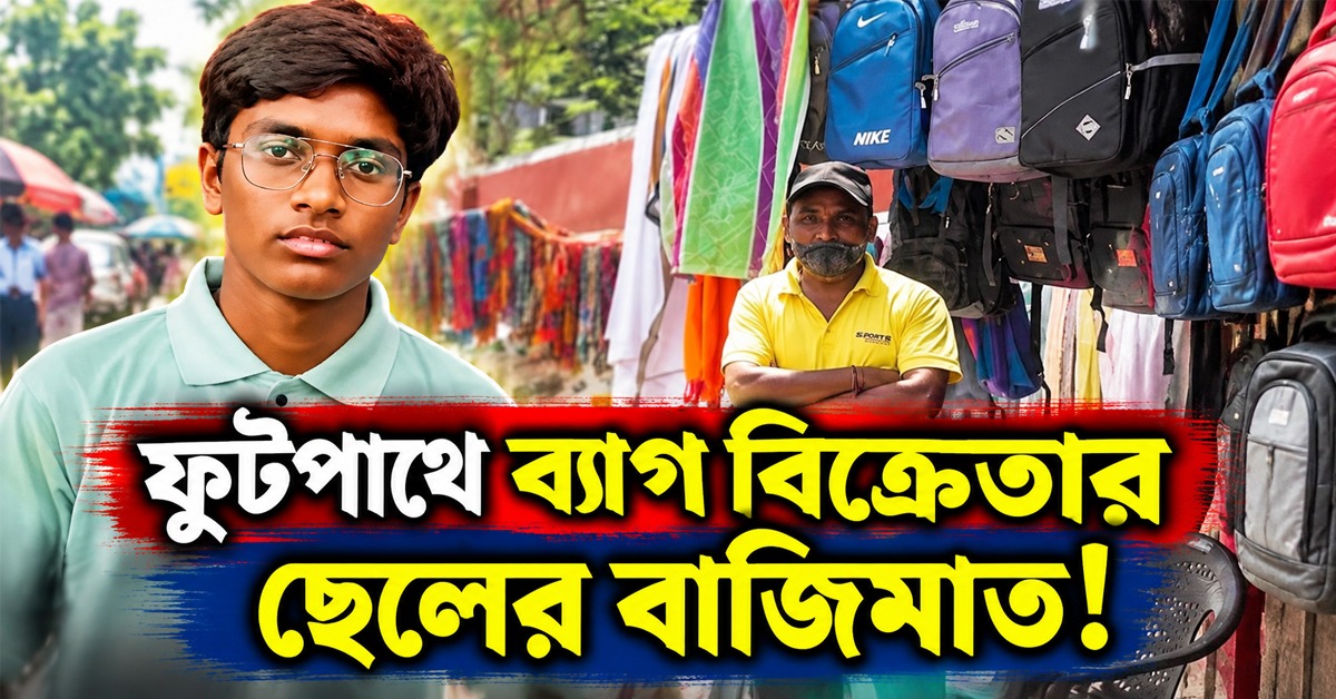 ফুটপাথে ব্যাগ বিক্রেতার ছেলের বাজিমাত! প্রথম চেষ্টাতেই NEET-JEE MAIN-CUET পরীক্ষায় জয়