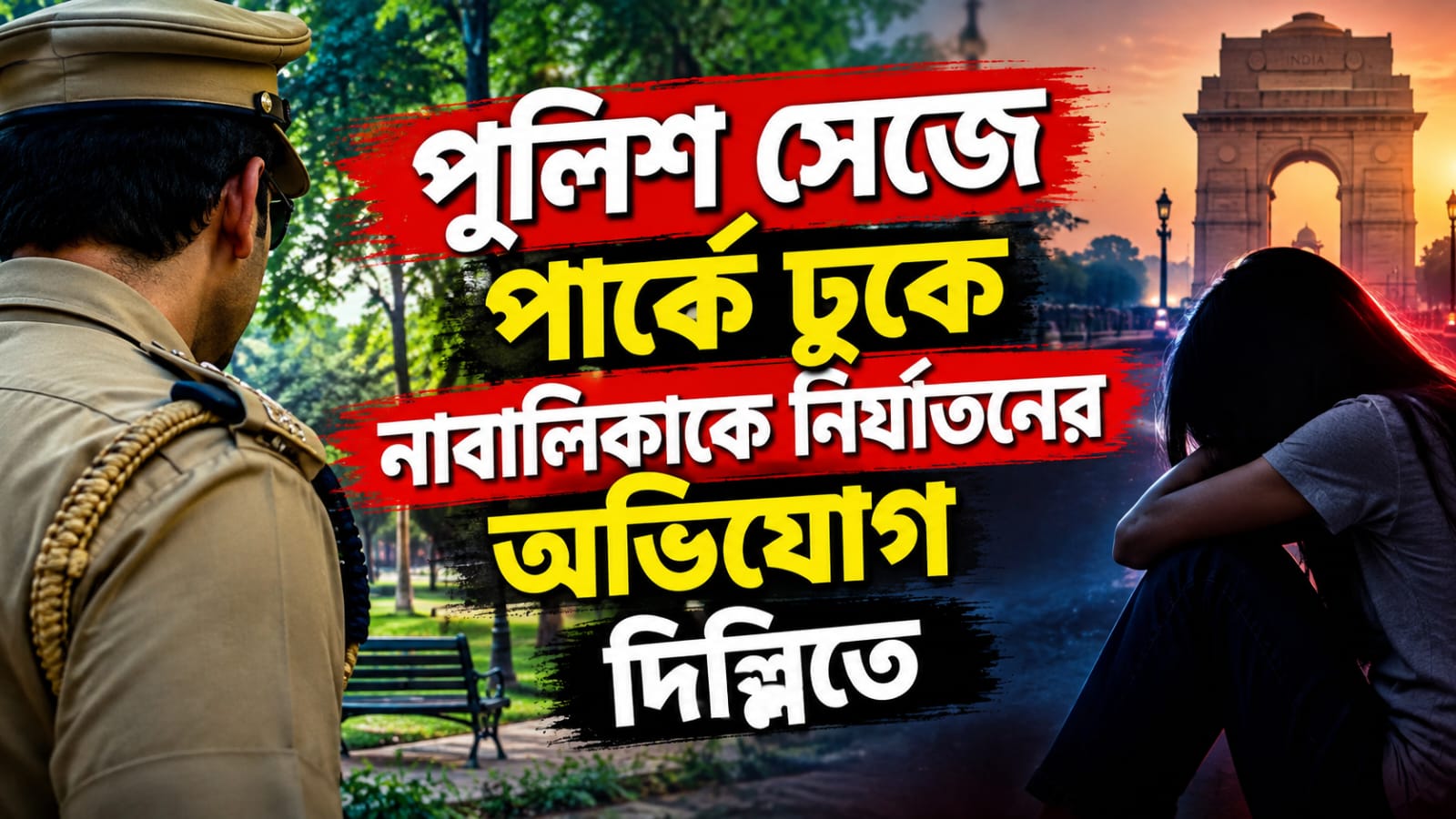 পুলিশ সেজে পার্কে ঢুকে নাবালিকাকে নির্যাতনের অভিযোগ দিল্লিতে