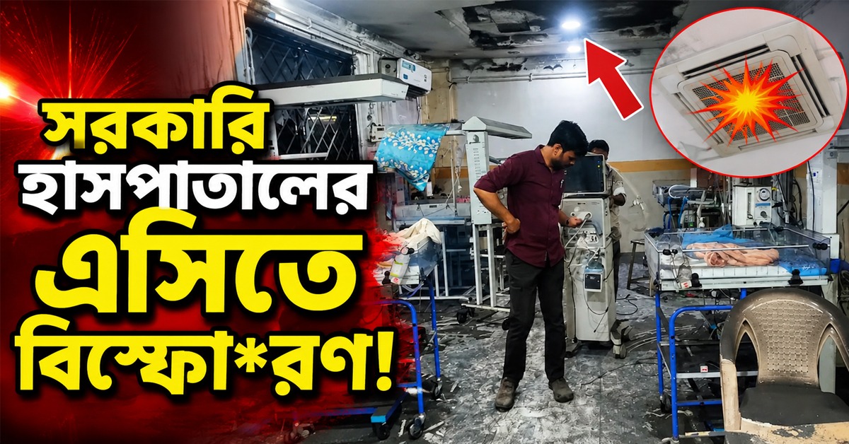 সরকারি হাসপাতালের এসিতে বিস্ফোরণ, মৃত্যু ২ সদ্যোজাতের