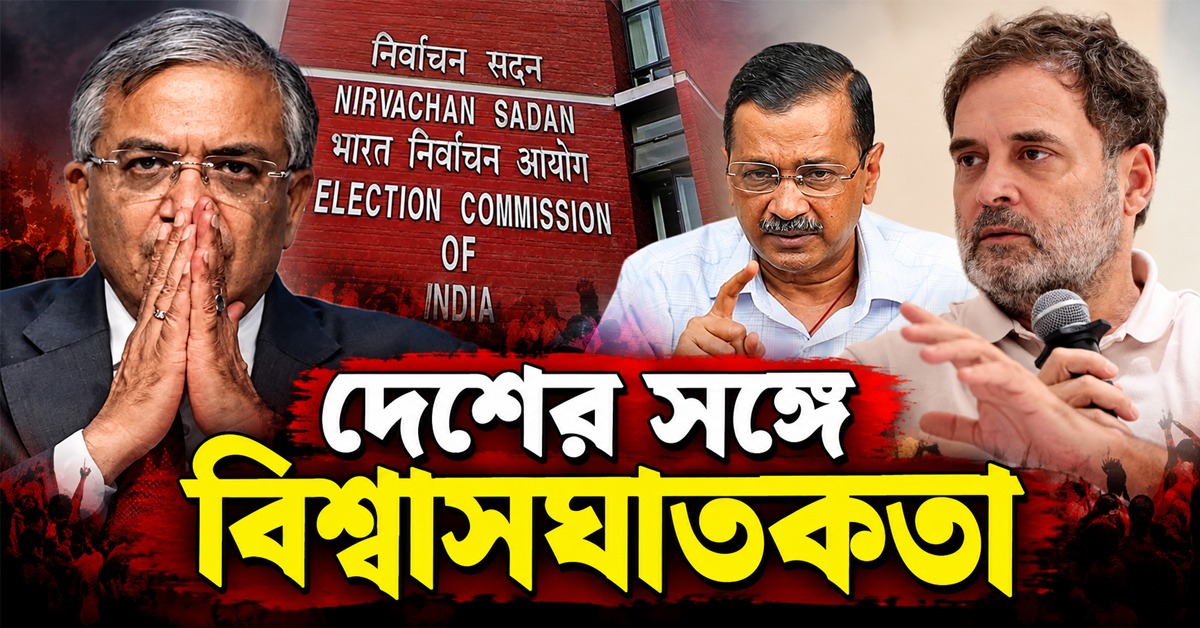 দেশের সঙ্গে বিশ্বাসঘাতকতা: জ্ঞানেশকে তোপ রাহুলের, গ্রেফতারির দাবি কেজরিওয়ালের