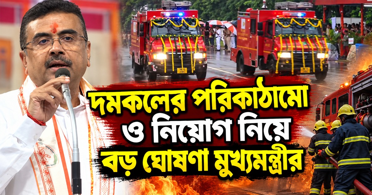 দমকলের ঢাল আরও শক্ত: ২২৬টি নয়া যানের উদ্বোধন, নিয়োগ নিয়েও বড় ঘোষণা মুখ্যমন্ত্রীর