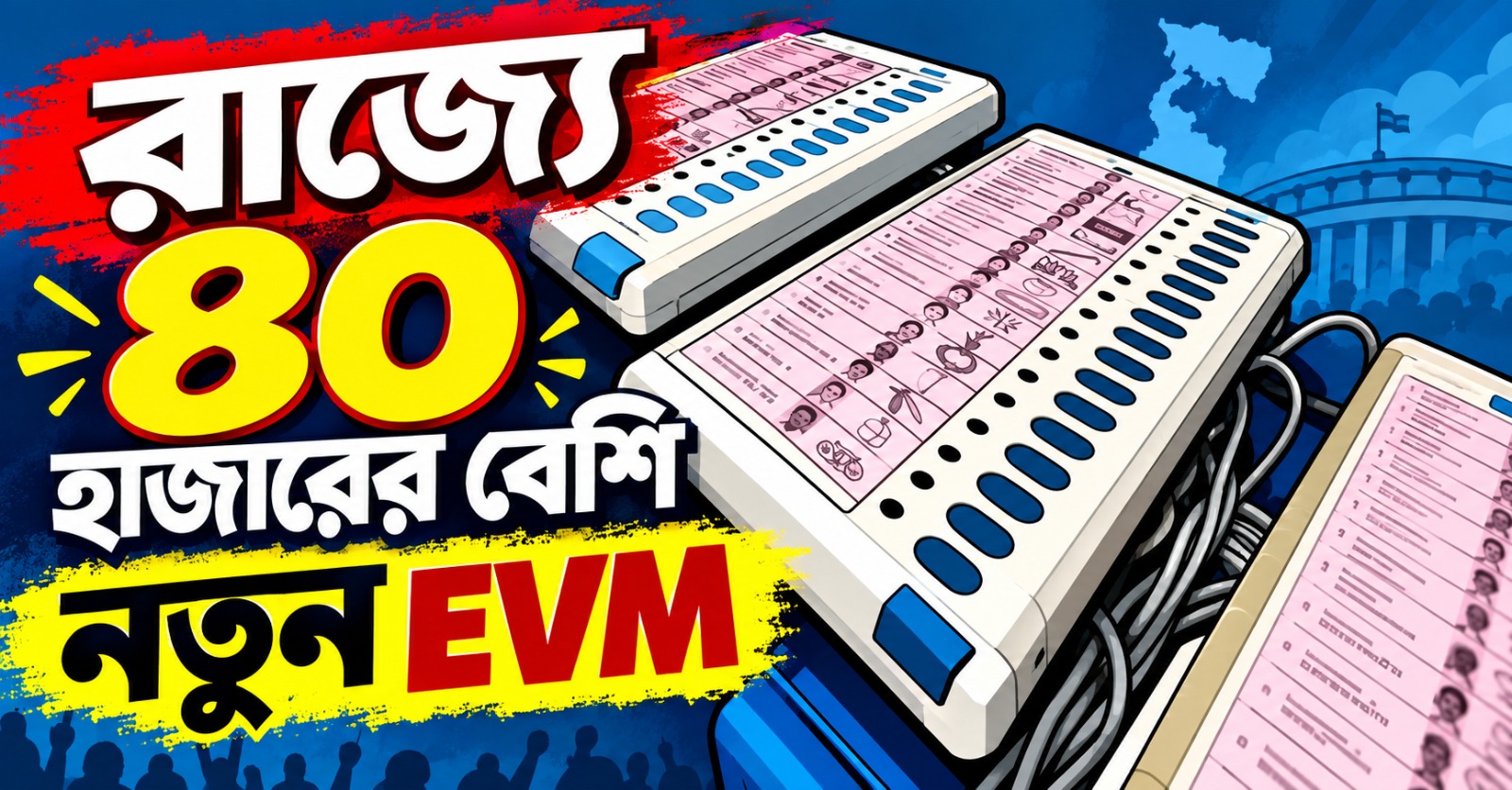 রাজ্যে ৪০ হাজারের বেশি নতুন EVM, জোরকদমে পুরভোটের প্রস্তুতি