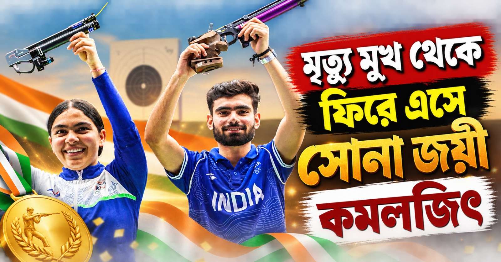 Asian Games:  অ্যাথলেটিক্স ছেড়ে শুটিং, মৃত্যু মুখ থেকে ফিরে এসে সোনা জয়ী কমলজিৎ