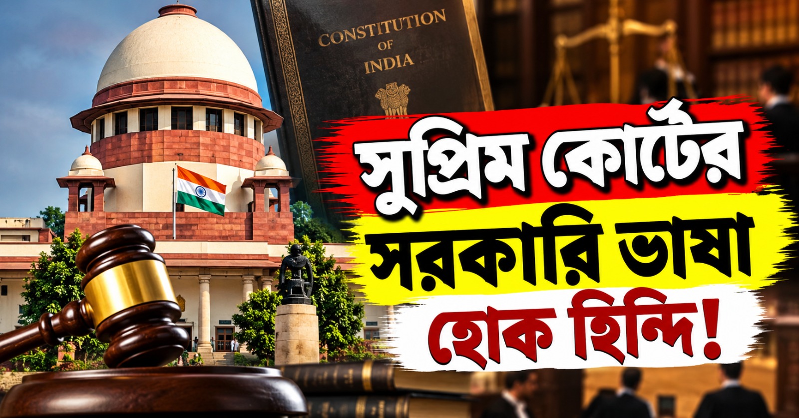 সুপ্রিম কোর্টের সরকারি ভাষা হোক হিন্দি! দাবির জবাবে কী জানাল শীর্ষ আদালত