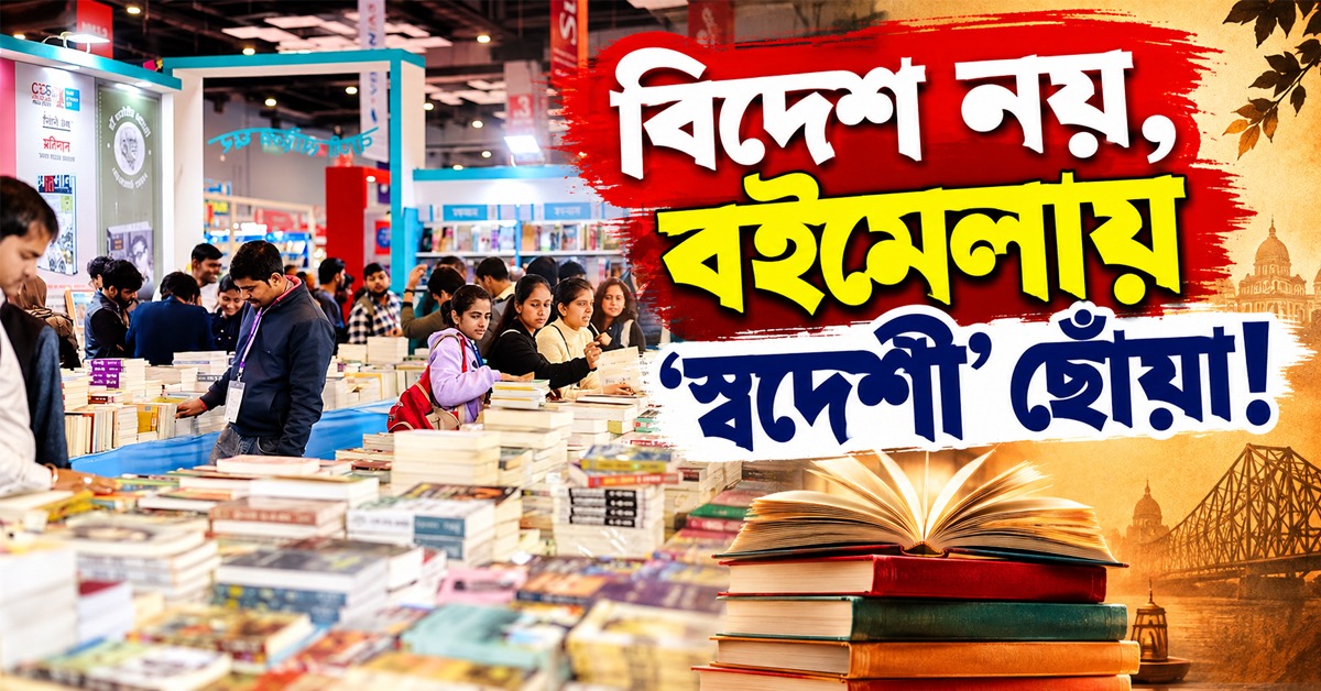 বিদেশ নয়, বইমেলায় 'স্বদেশী' ছোঁয়া! থিম দেশ হতে পারে খোদ ভারতই