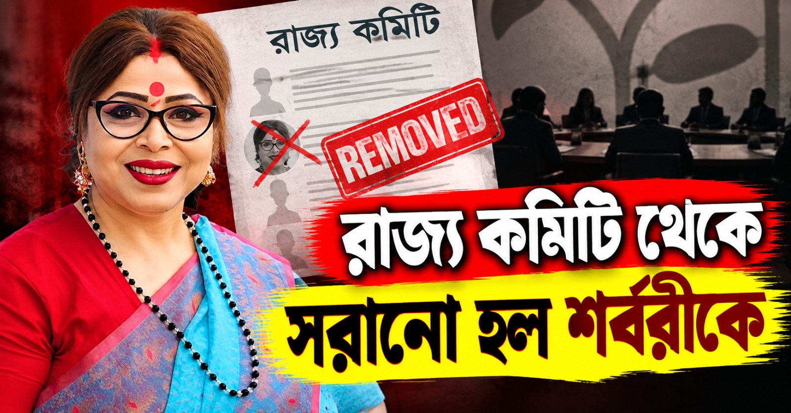 বিজেপির রাজ্য কমিটিতে ব্যাপক রদবদল! সরানো হল শর্বরীকে