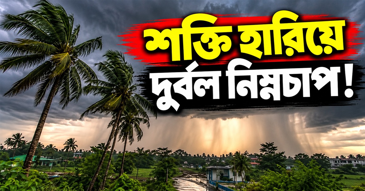 শক্তি হারিয়ে দুর্বল নিম্নচাপ! দক্ষিণবঙ্গে আজ ঝোড়ো হাওয়ার সঙ্গে হালকা বৃষ্টির পূর্বাভাস