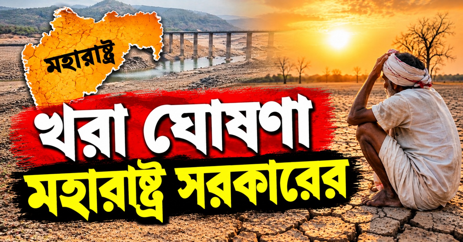 বৃষ্টির ঘাটতি চরমে! খরা ঘোষণা করল মহারাষ্ট্র সরকার