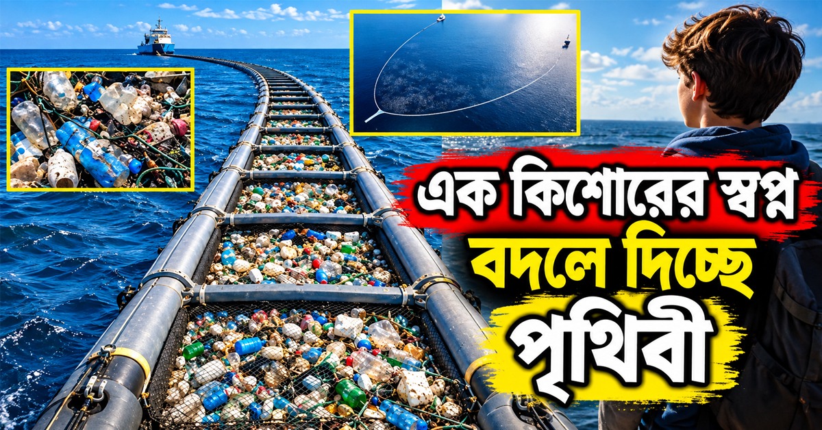 The Ocean Cleanup: এক কিশোরের স্বপ্ন বদলে দিচ্ছে পৃথিবী