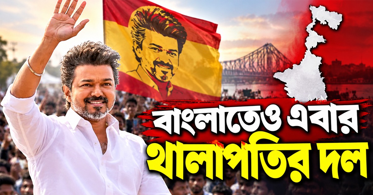 তামিলনাড়ুর পর বাংলাতেও পার্টি অফিস টিভিকে-র