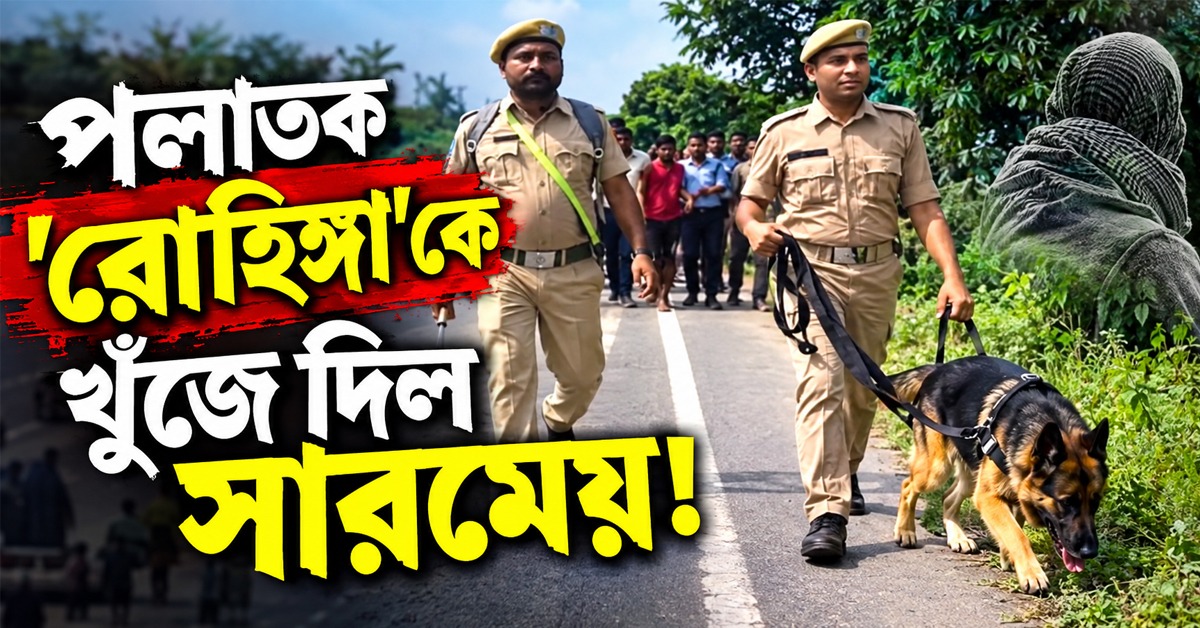 হোল্ডিং সেন্টার থেকে পলাতক 'রোহিঙ্গা', খুঁজে দিল বন দফতরের সারমেয়