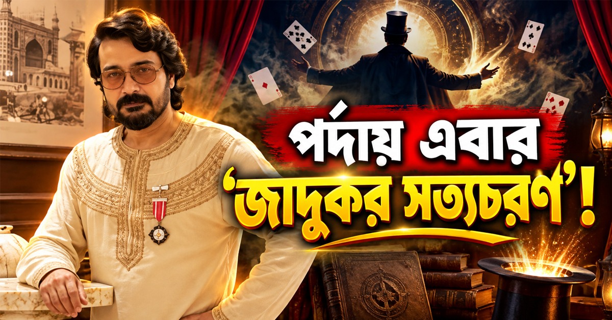 পর্দায় এবার ‘জাদুকর সত্যচরণ’! ম্যাজিক ও রহস্যের যুগলবন্দির মুখ্য ভূমিকায় প্রসেনজিৎ