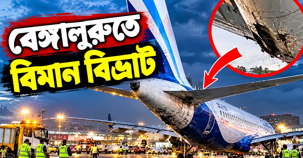 বেঙ্গালুরুতে অবতরণের সময় ইন্ডিগো বিমানে ‘টেল স্ট্রাইক’, অল্পের জন্য রক্ষা যাত্রীদের