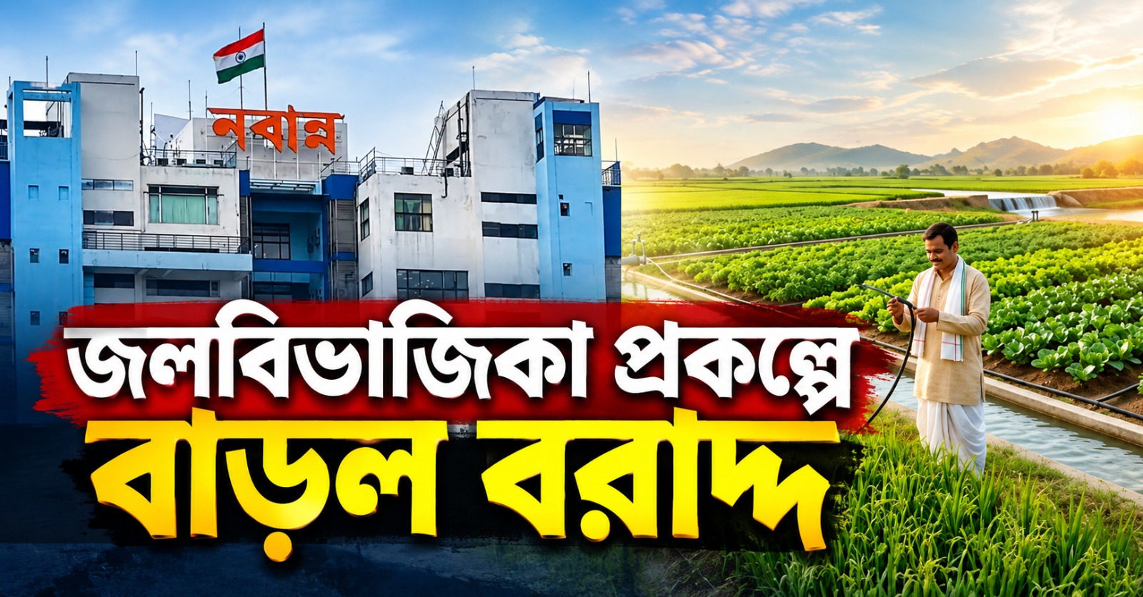কৃষি ও গ্রামীণ জীবিকার উন্নয়নে জোর, জলবিভাজিকা প্রকল্পে বাড়ল বরাদ্দ