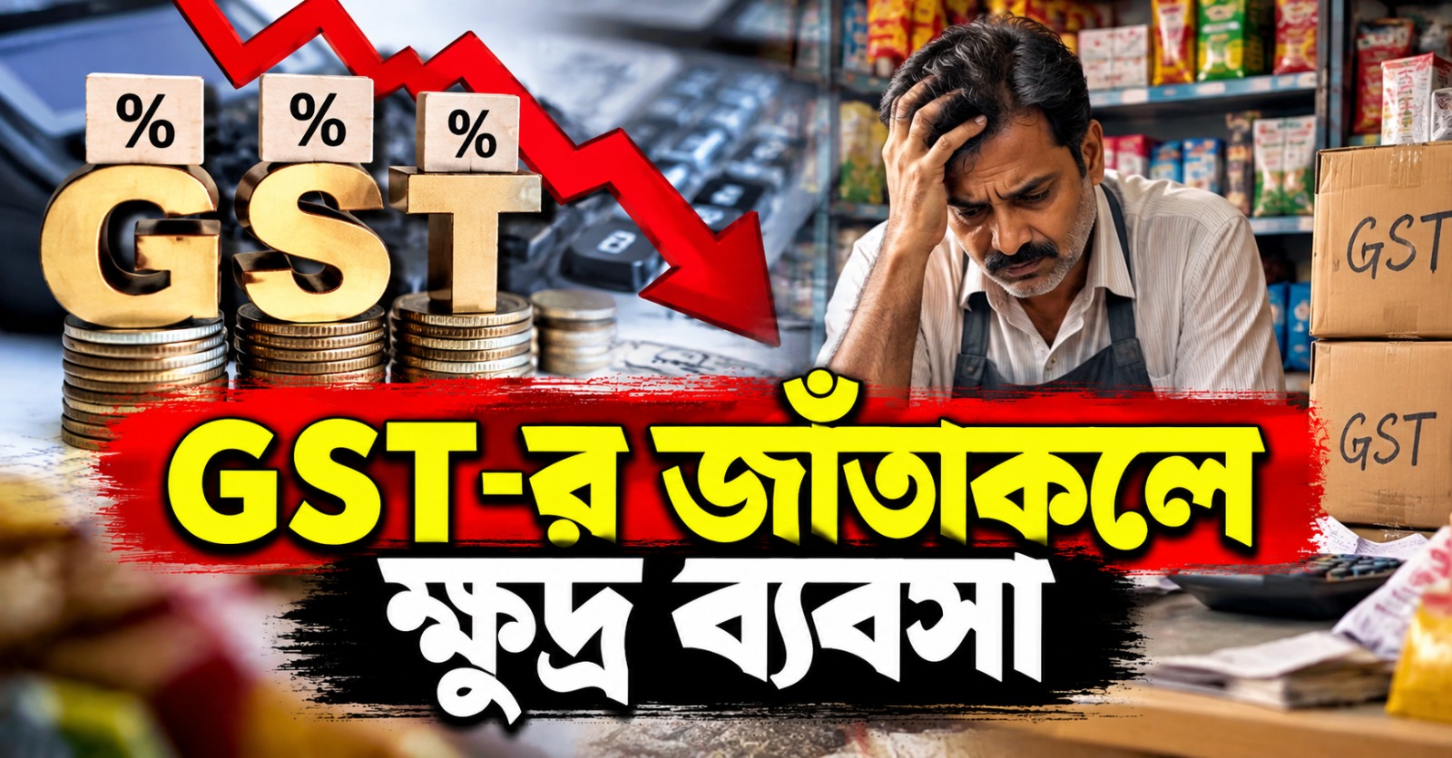 GST-র জাঁতাকলে ক্ষুদ্র ব্যবসা, জটিল নিয়মে নাভিশ্বাস দেশের ছোট ব্যবসায়ীদের