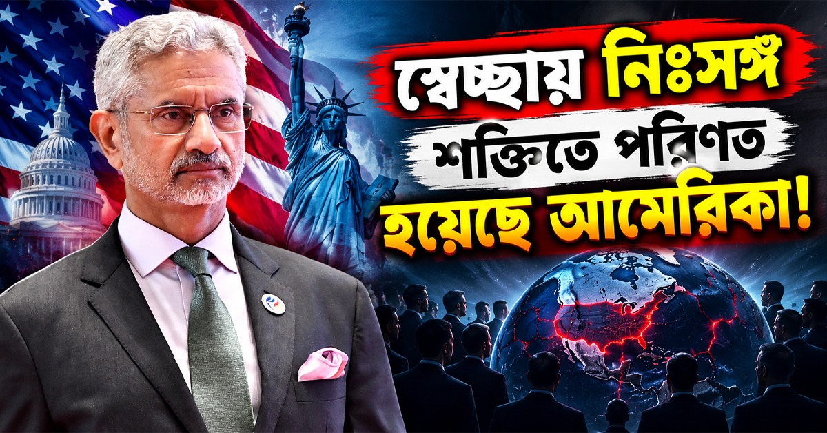 স্বেচ্ছায় নিঃসঙ্গ শক্তিতে পরিণত হয়েছে আমেরিকা! দিল্লিতে তাৎপর্যপূর্ণ মন্তব্য জয়শঙ্করের